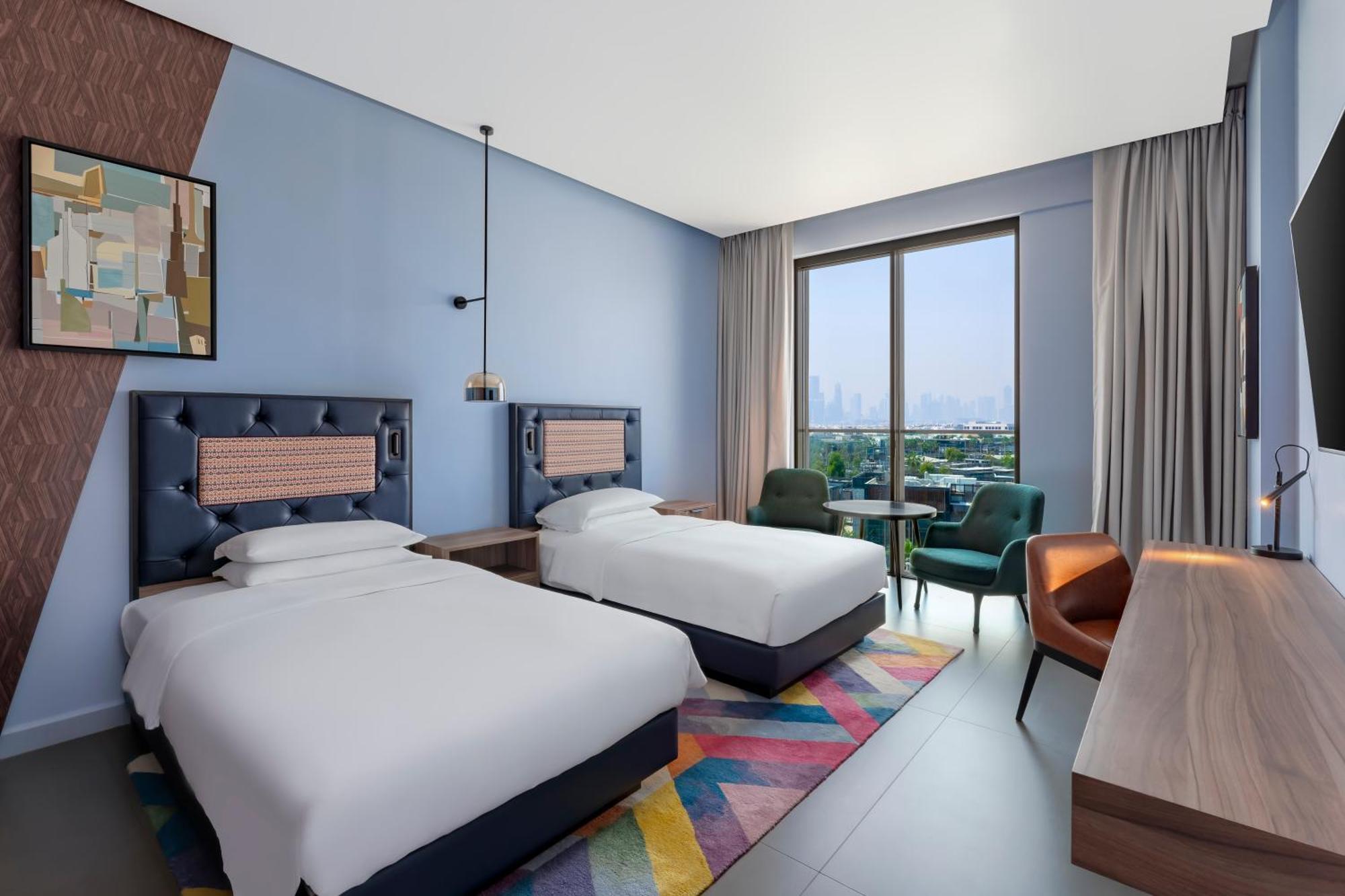 Hyatt Centric Jumeirah Dubaj Exteriér fotografie A room at the hotel
