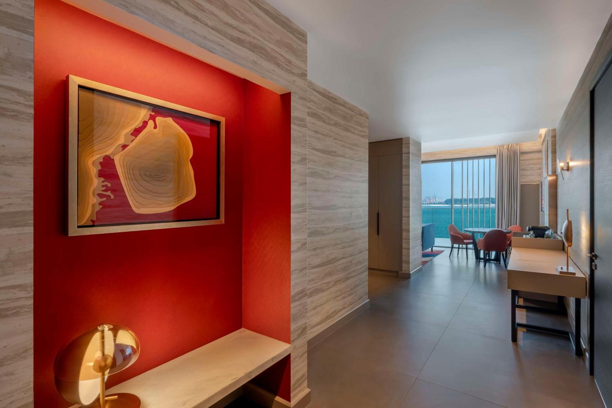 Hyatt Centric Jumeirah Dubaj Exteriér fotografie A suite at the hotel